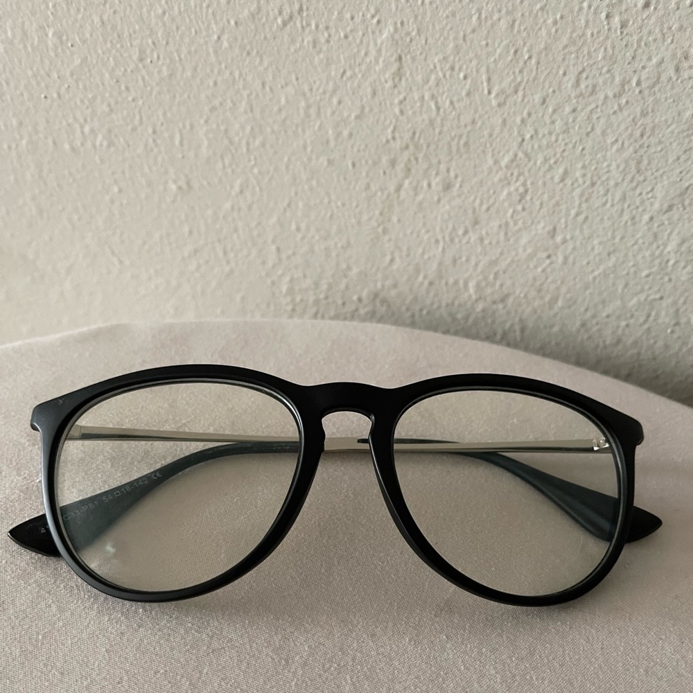 Blue light glasses with black frame